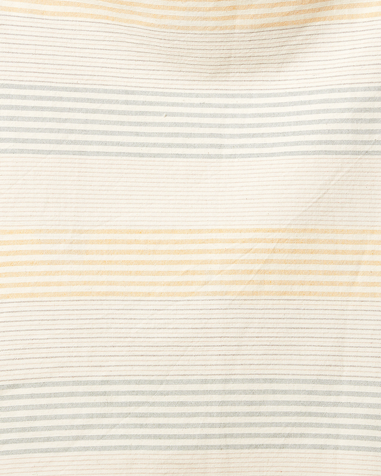 ethically handwoven oeko-tex certified cotton fabric yardage by MINNA, yellow and light green stripes