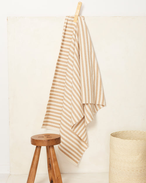 Everyday Bath Towel - Fawn Stripe