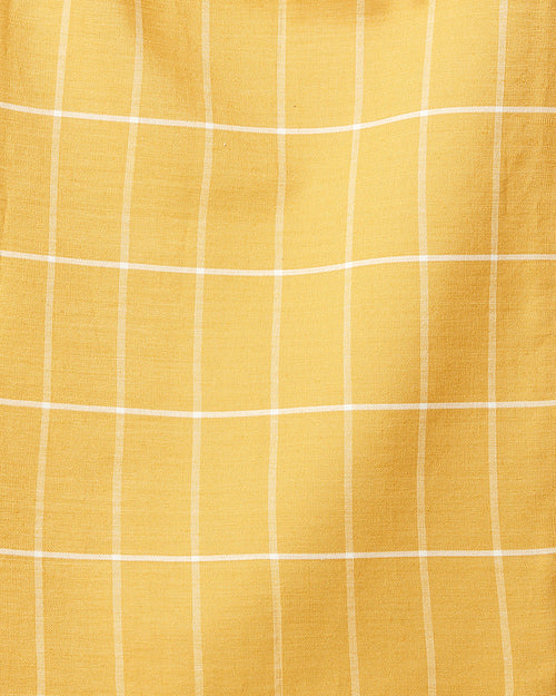 Gold Grid  — Fabric by the Yard