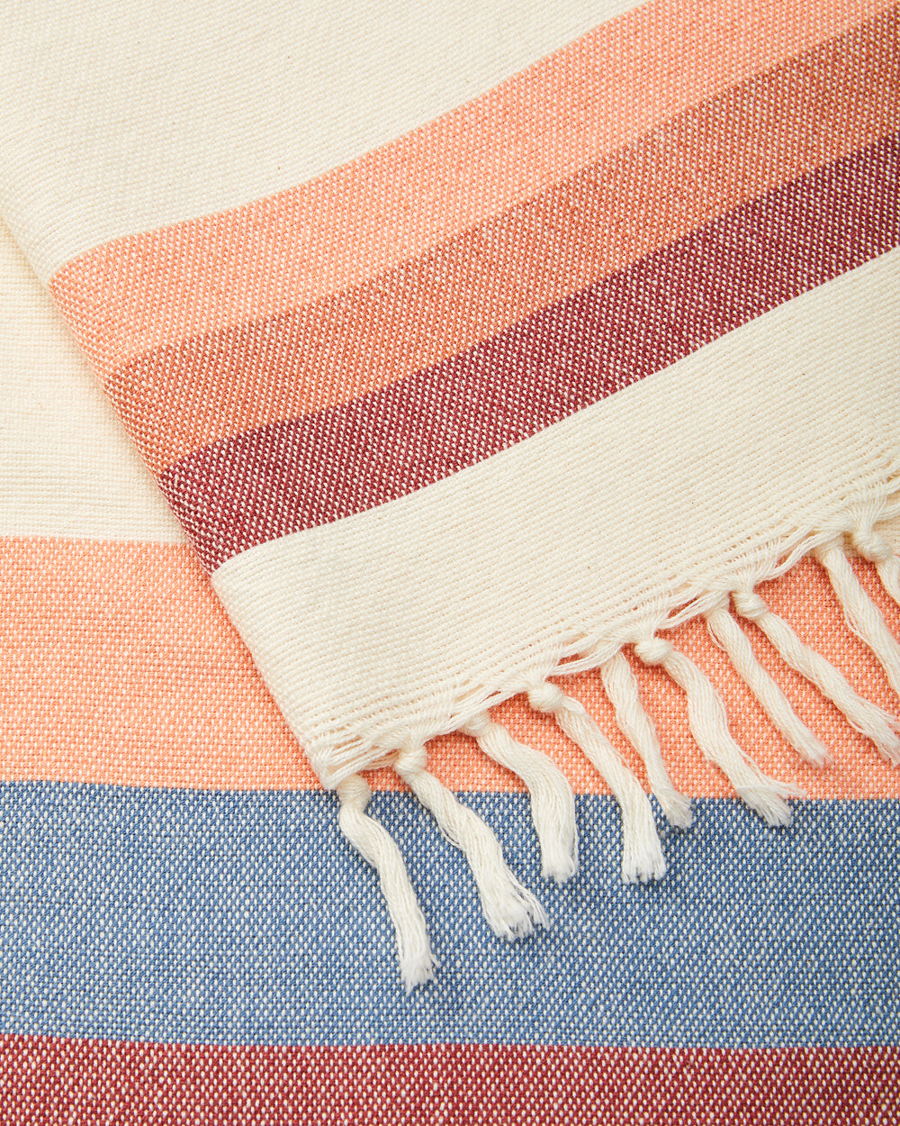 Fruit Stripe Hand Towel - Grapefruit