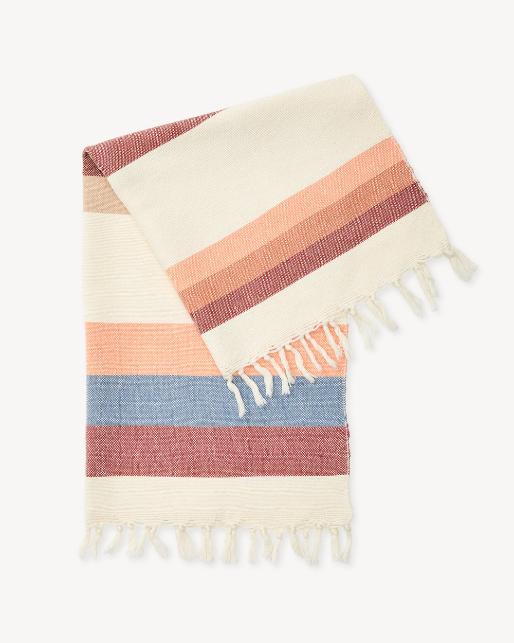 Fruit Stripe Hand Towel - Grapefruit