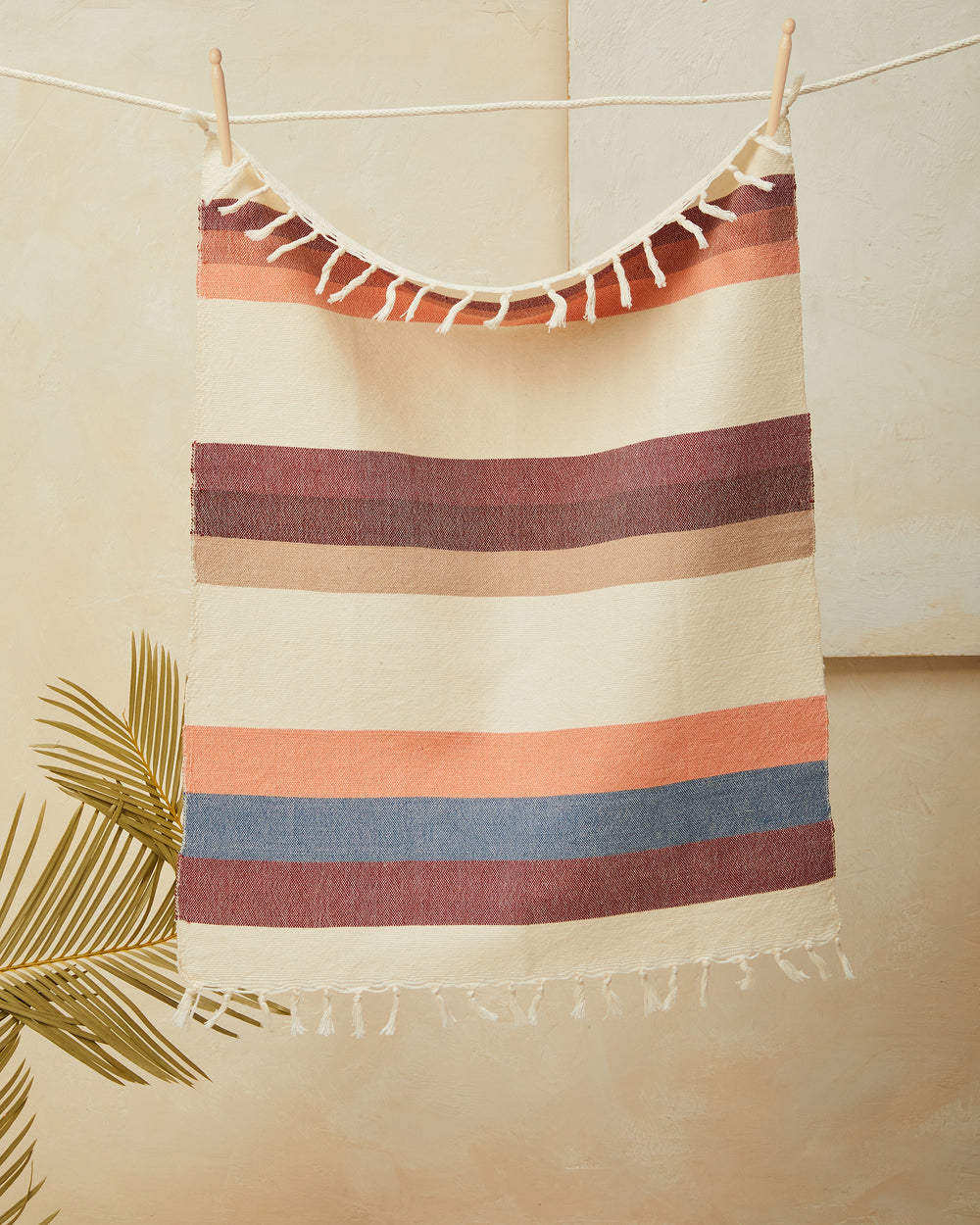 Fruit Stripe Hand Towel - Grapefruit