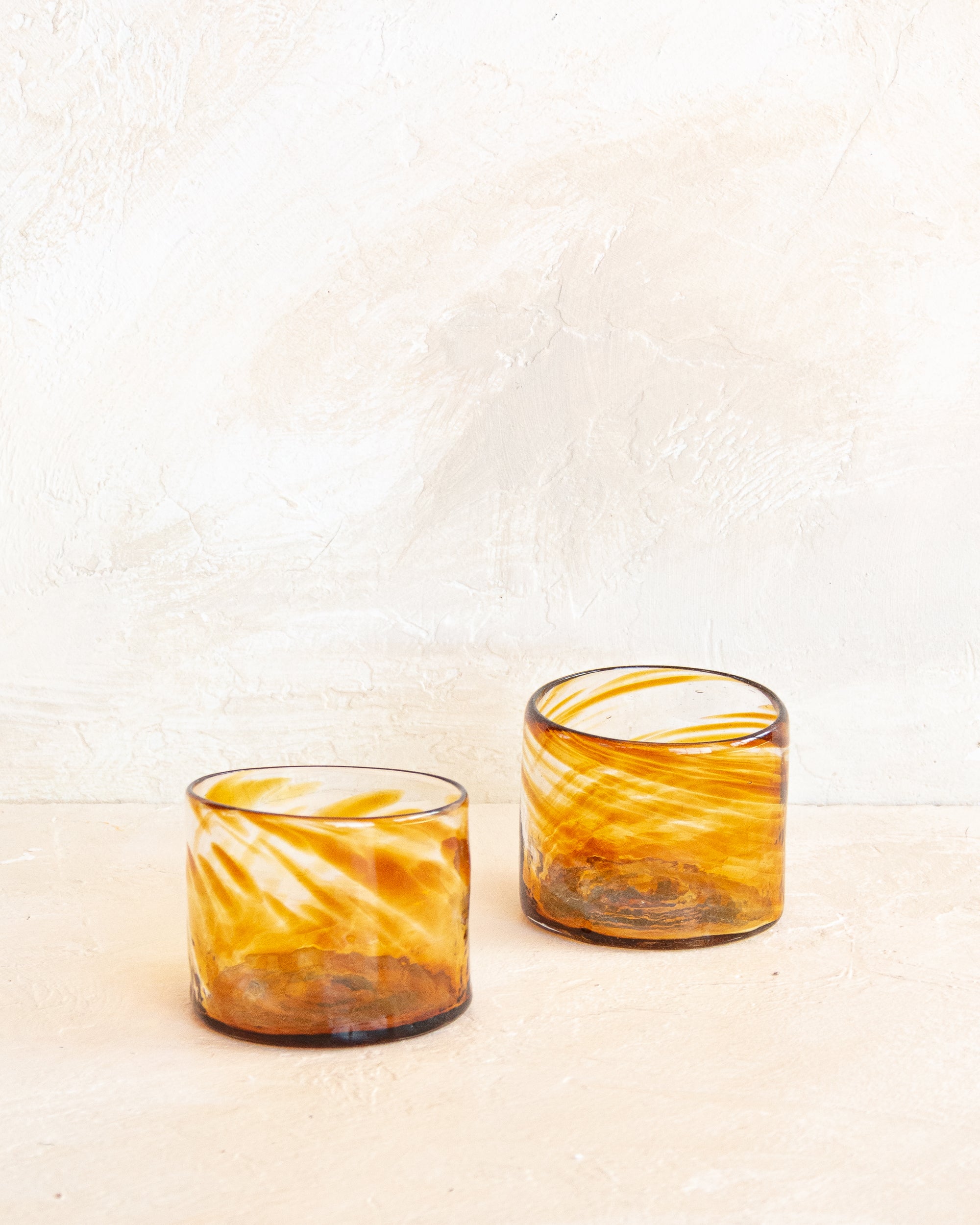 Xaquixe Small Tumbler - Amber (set of 2)