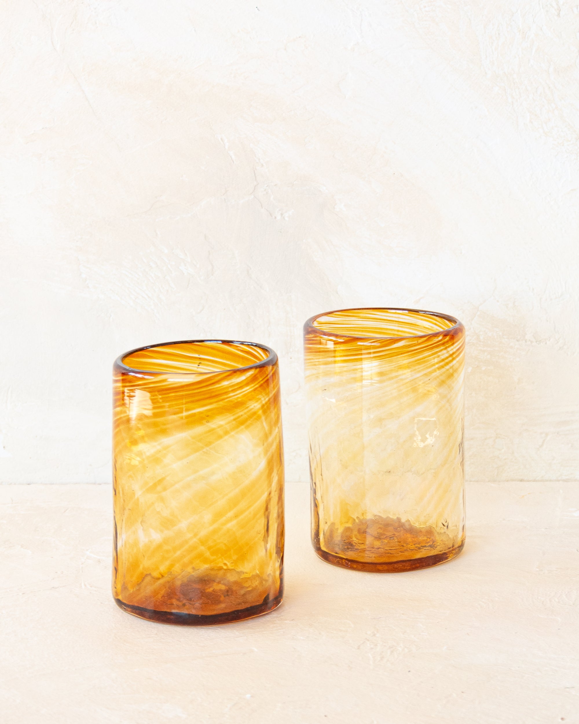 Xaquixe Large Tumbler - Amber (set of 2)