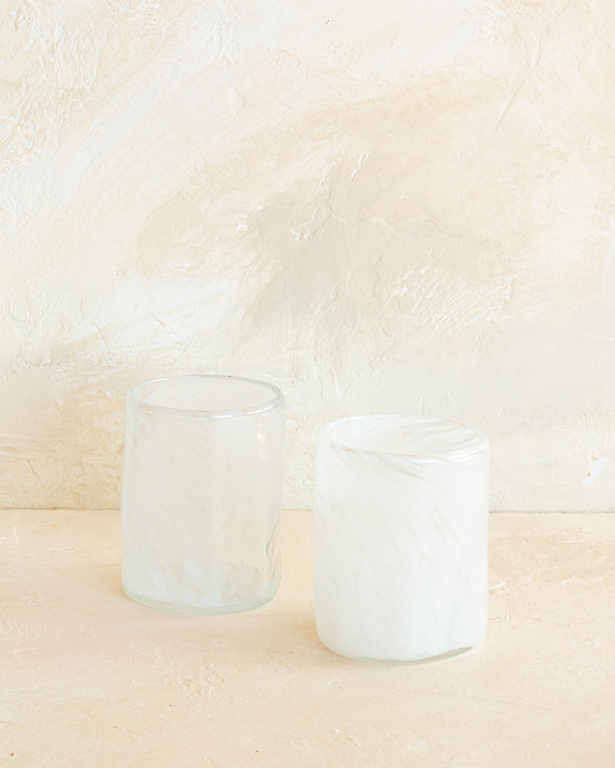 Xaquixe Medium Tumbler - Alabaster (set of 2)