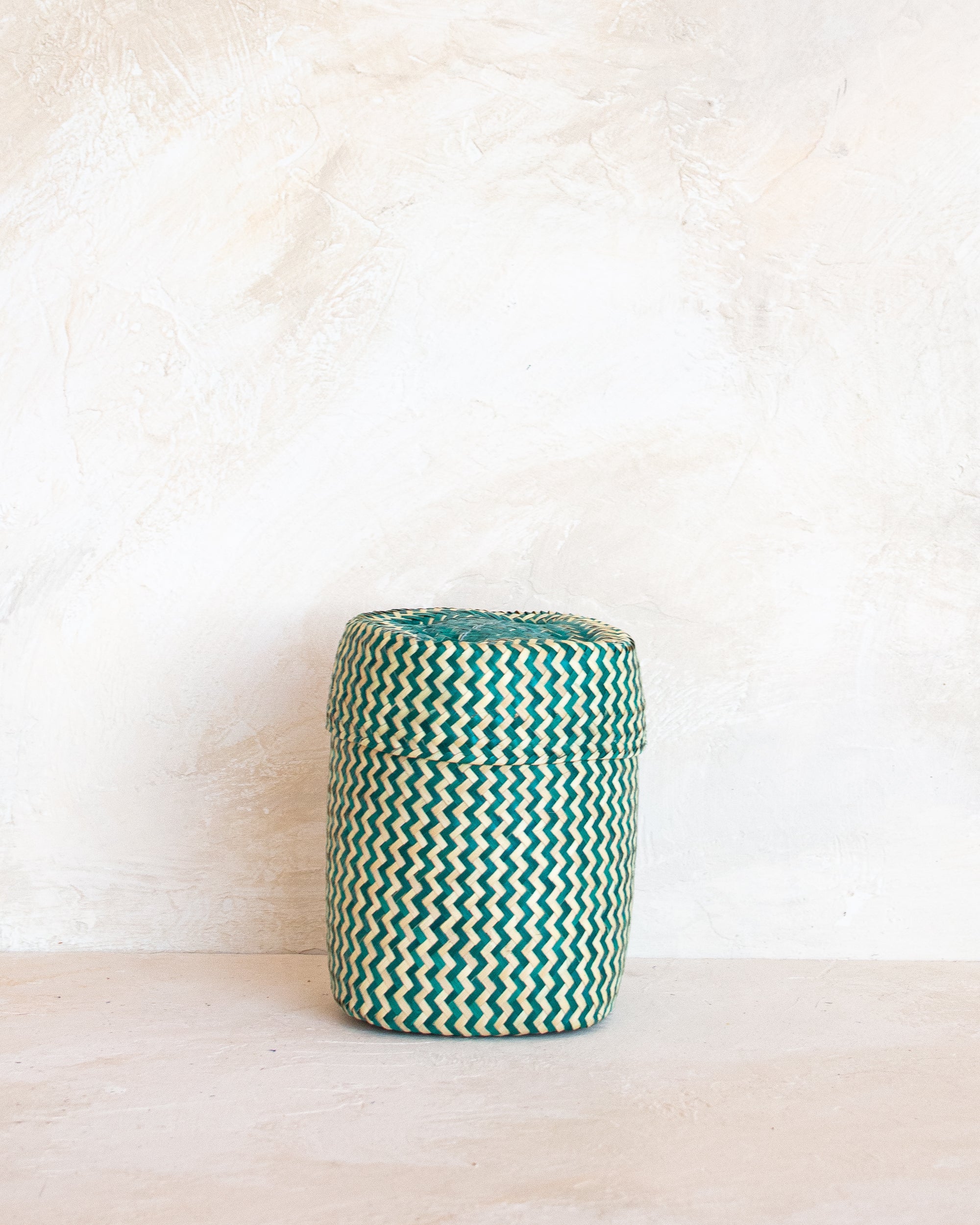 Extra Small Oaxacan Woven Basket - Fern