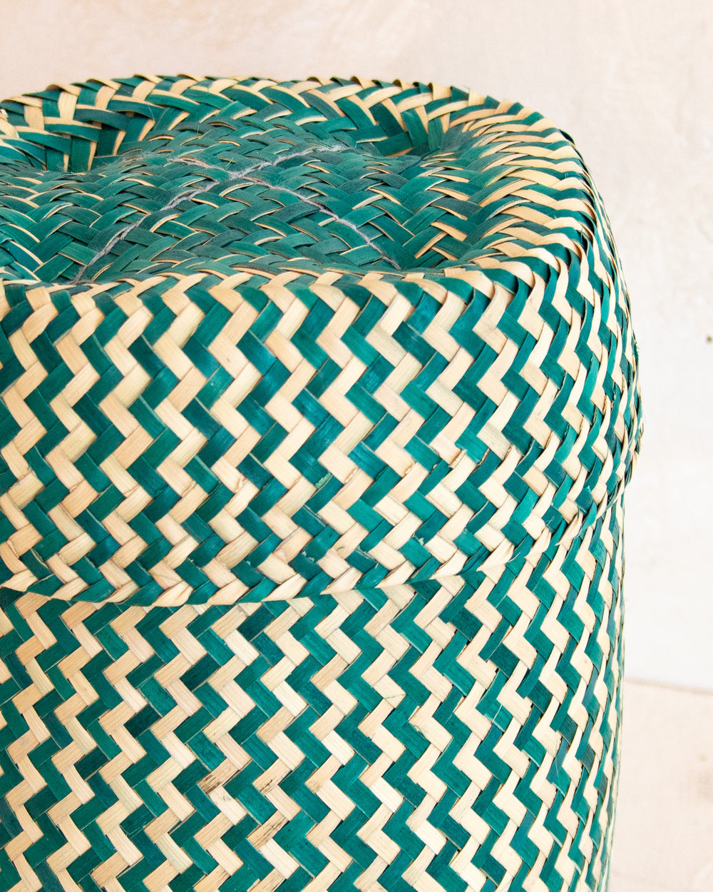 Extra Small Oaxacan Woven Basket - Fern