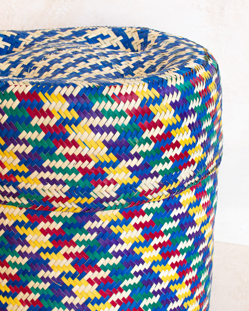 Medium Oaxacan Woven Basket - Multi