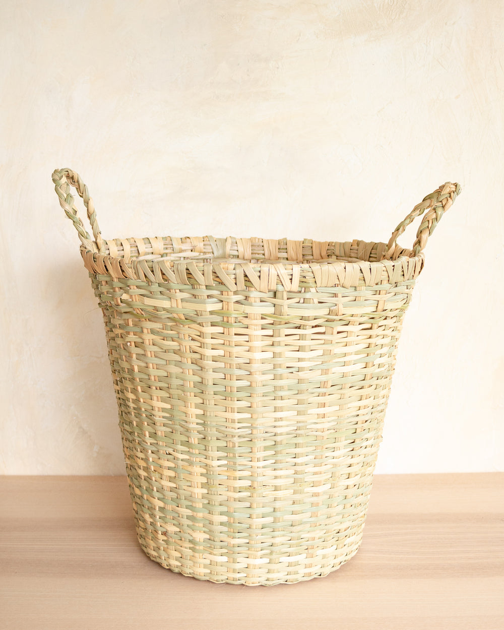 Large Tule Basket with Handles