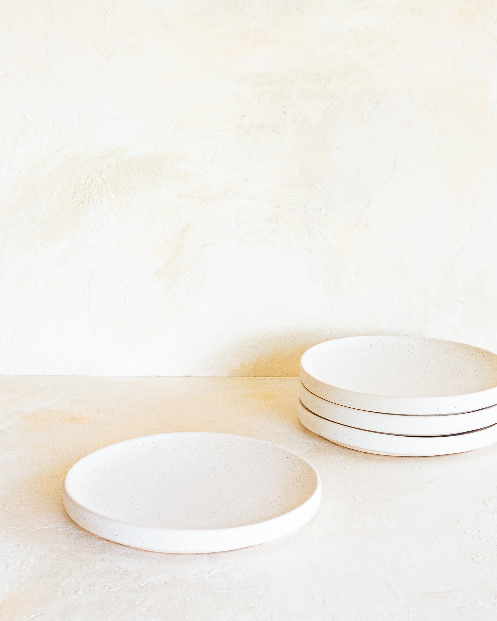 Marvilla Salad Plate - Speckled White