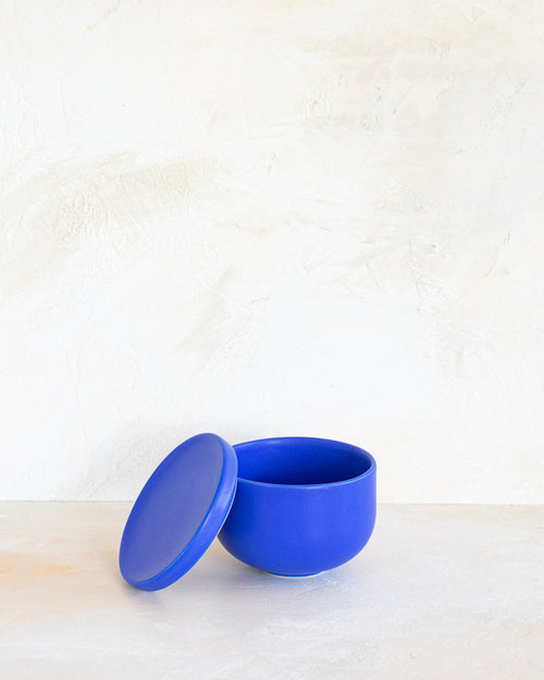Marvilla Small Bowl with Lid - Cobalt