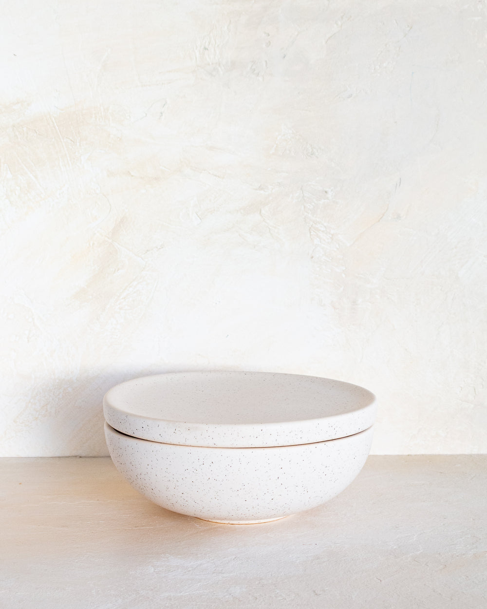 Marvilla Medium Bowl - Speckled White