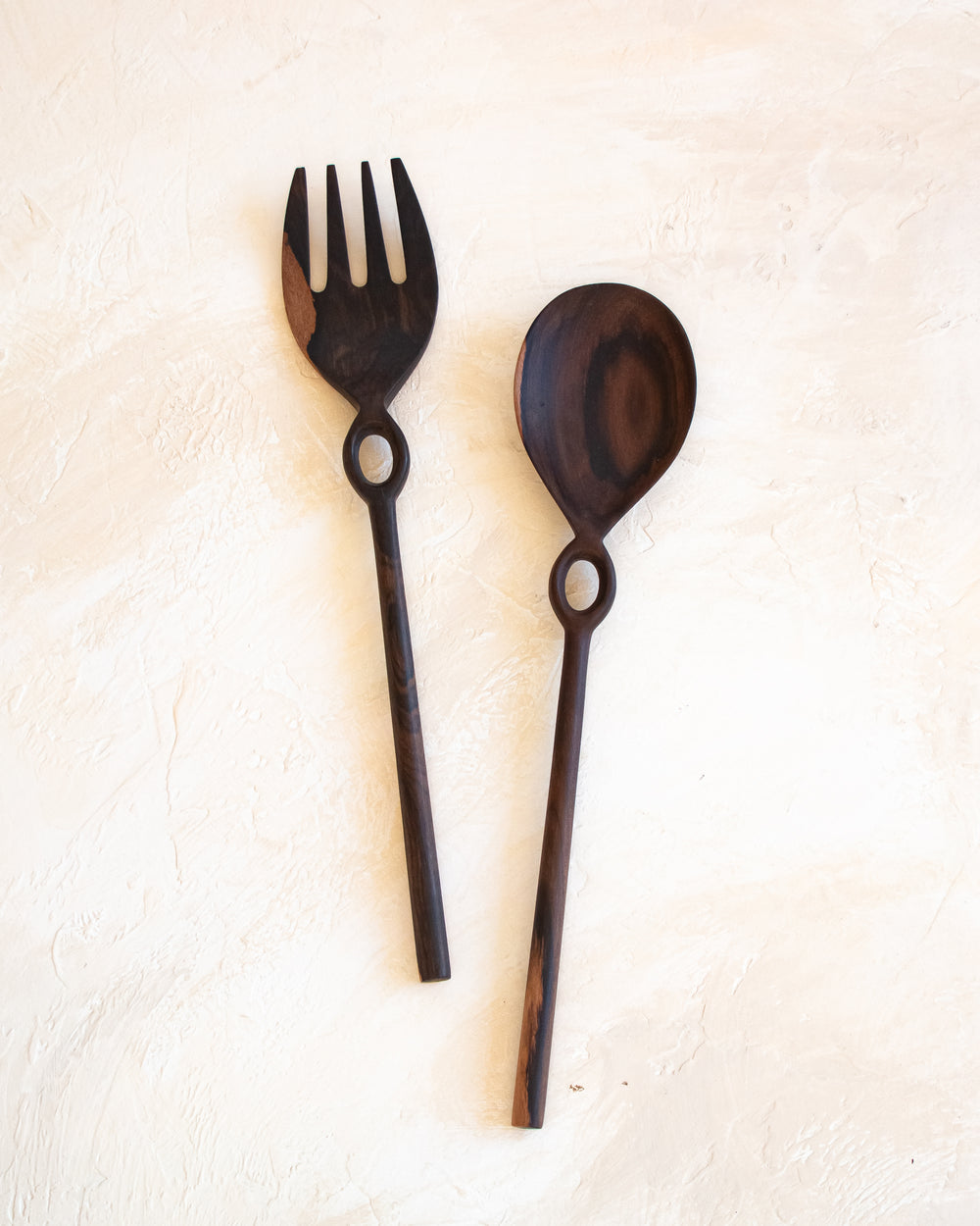 Itza Wood Salad Server - Ziricote (set of 2)