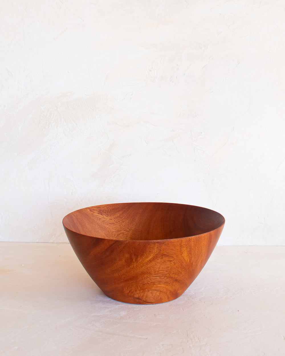 Itza Wood Medium Hand Turned Bowl - Mahogany