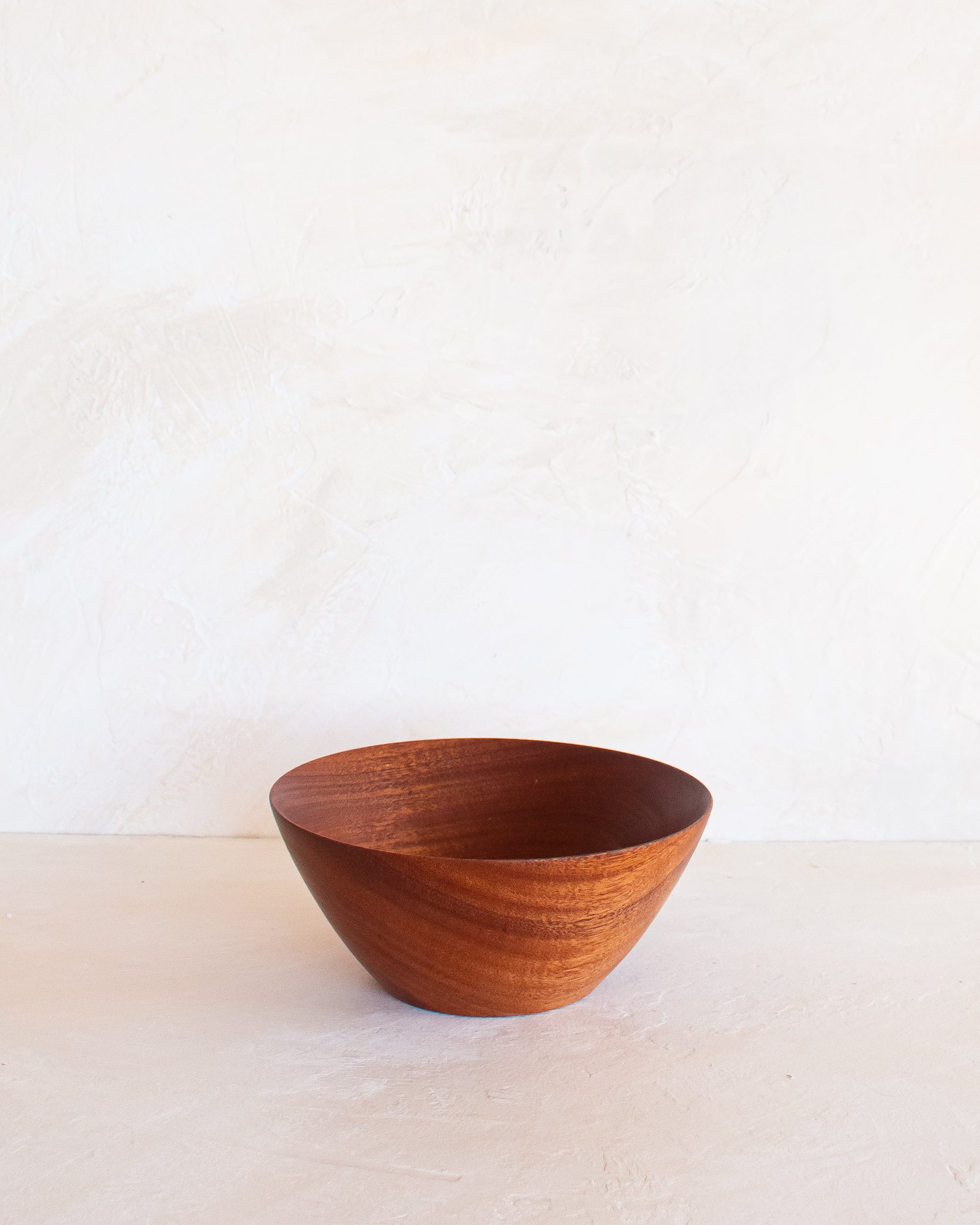 Itza Wood Small Hand Turned Bowl - Mahogany