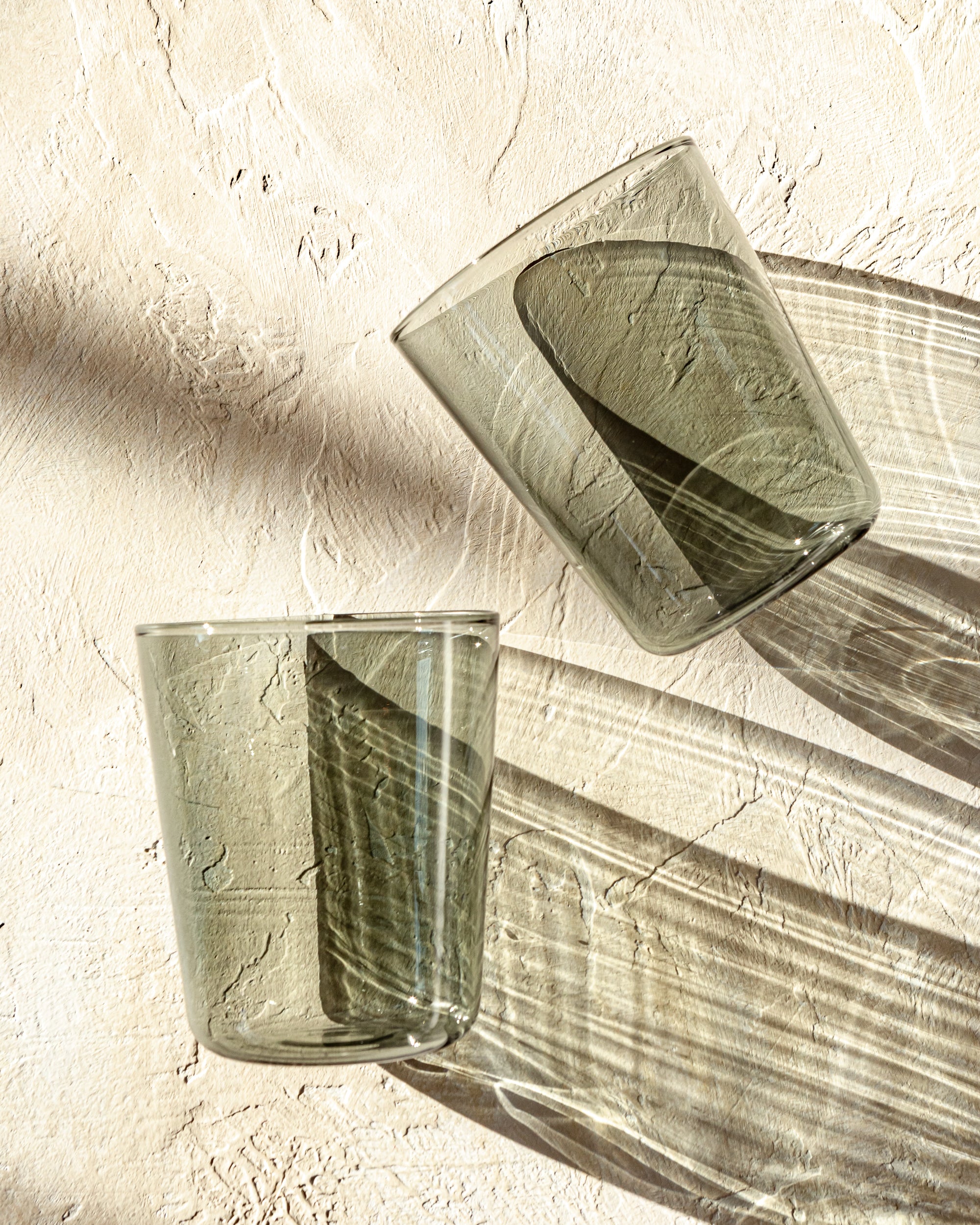 Luisa Acqua Glass (set of 2) - Fog Gray