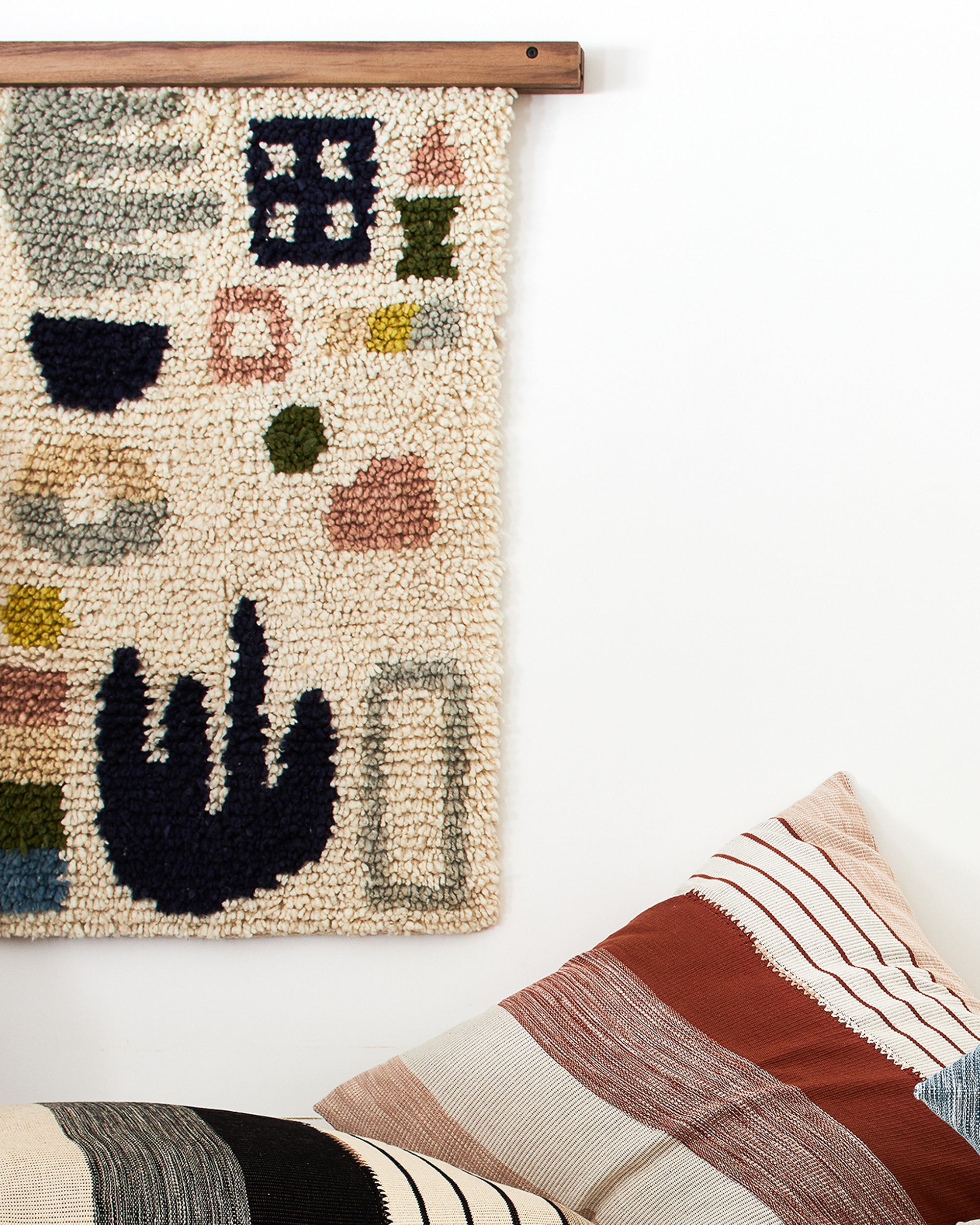 Walnut Rug Hanger
