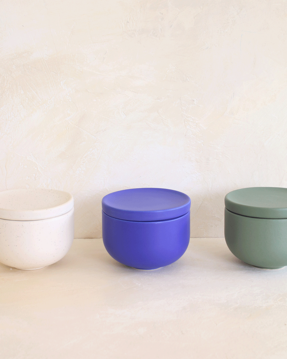 Marvilla Small Bowl with Lid - Cobalt