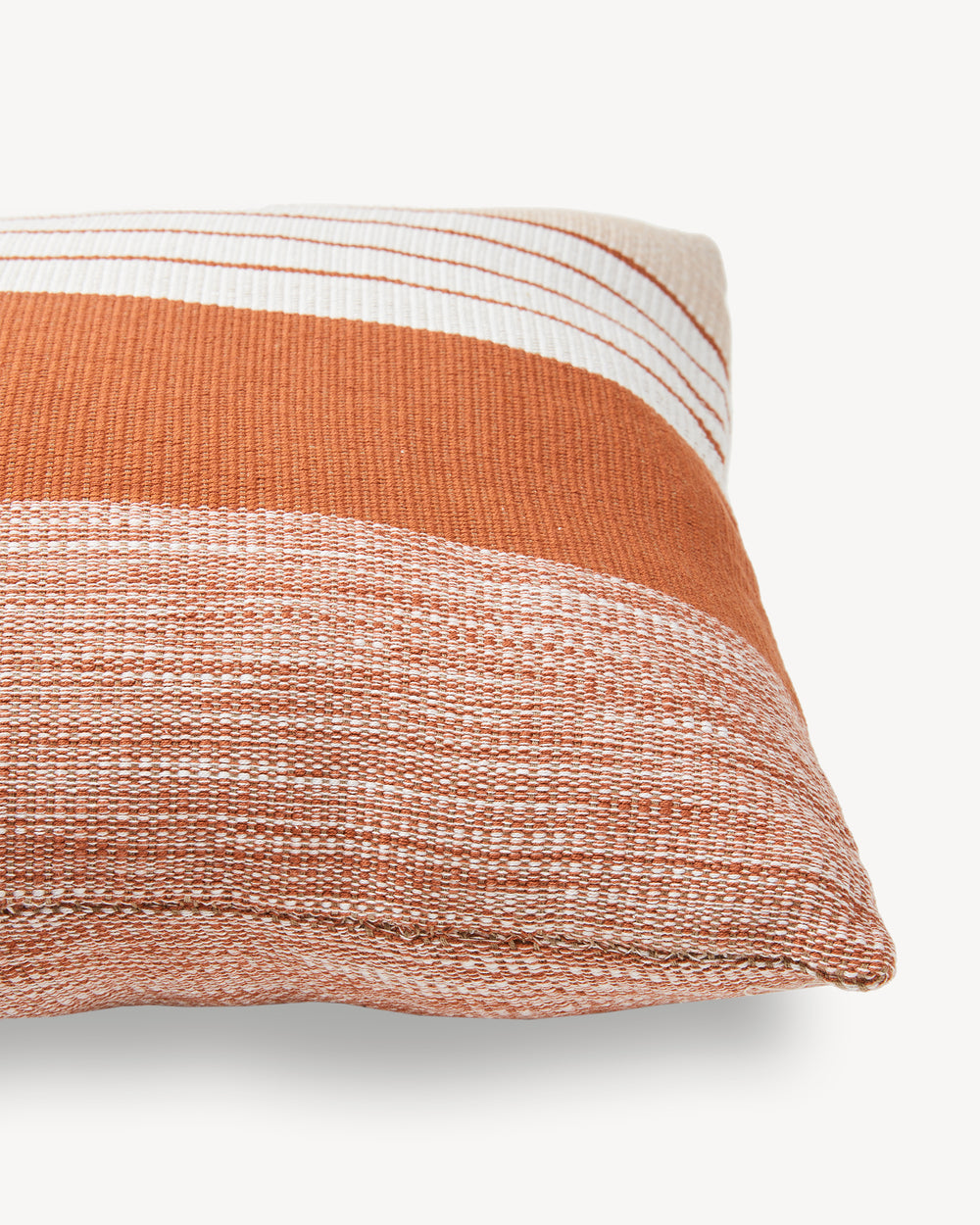Pantelho Throw Pillow in Rust Cream Ethical Home Decor MINNA