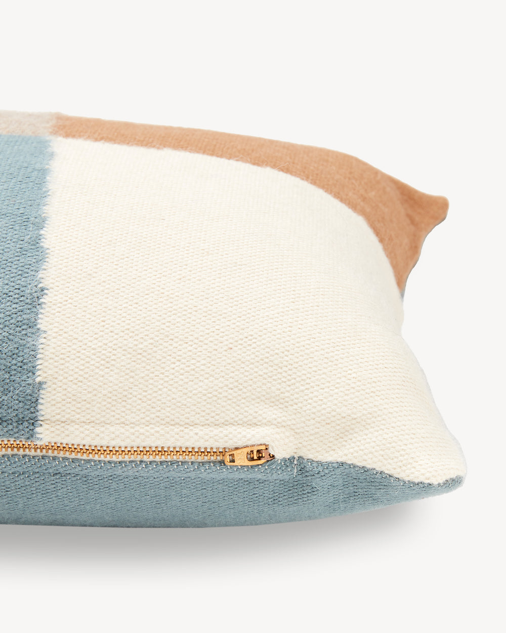 Patchwork Lumbar Pillow - Sky