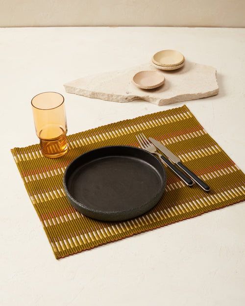 Ridges Placemat in Starling by MINNA Goods
