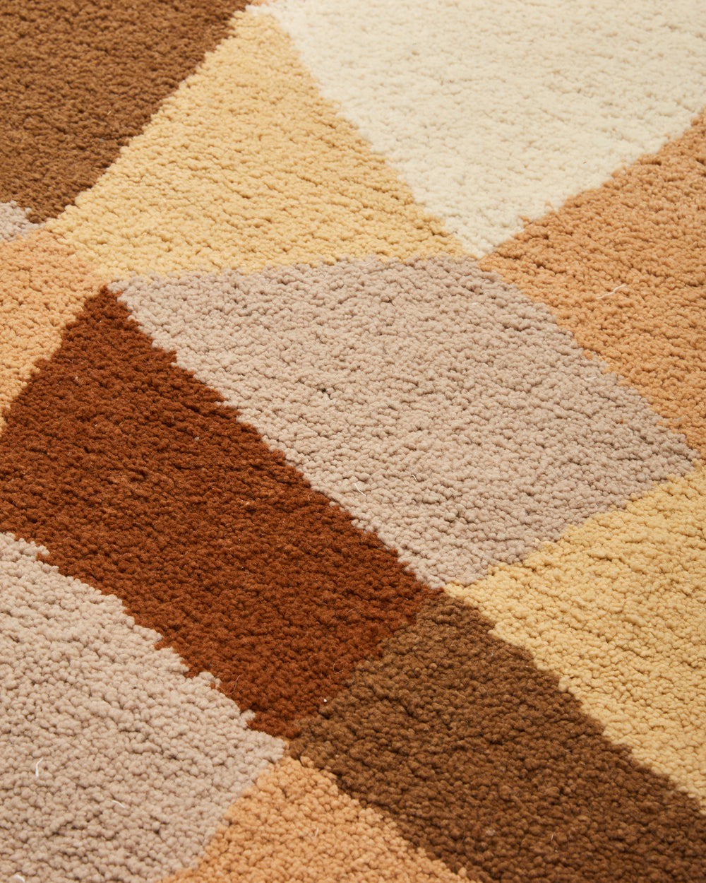 Mosaic Pile Rug - Sand