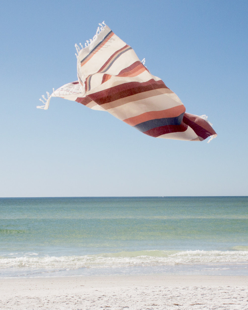 Fruit Stripe Bath Towel - Grapefruit